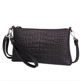 Crocodile Leather Shoulder Bag for Women