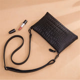 Crocodile Leather Shoulder Bag for Women