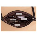 Crocodile Leather Shoulder Bag for Women