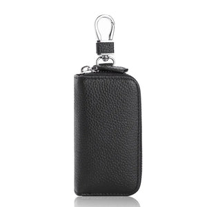Leather Unisex Key Wallet Multi-function Storage Bag