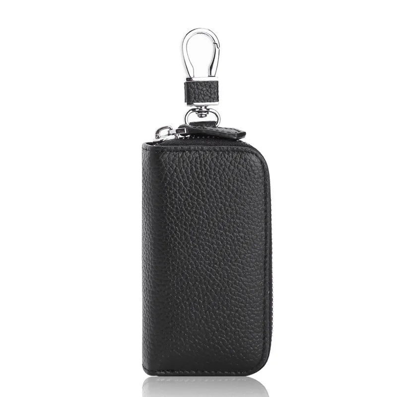 Leather Unisex Key Wallet Multi-function Storage Bag