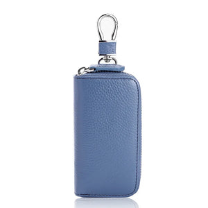 Leather Unisex Key Wallet Multi-function Storage Bag