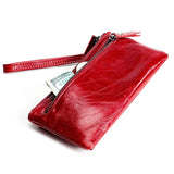 Long Leather Women's Wallet Multifunctional Change Bag Handbag