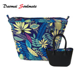 Classic Mini Canvas Insert with Zipper Pocket for O Bag Handbag