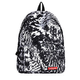 Leaves Printed Women Backpack School Bags Large Capacity