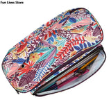 Leaves Printing Storage Bags Large Capacity Cosmetic Bag Women Organizer