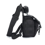 SteamPunk Nylon Waist Bag Retro Crossbody Bag Rock Men Womens Gothic Fan