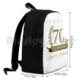 Legendary 70Th Birthday Outdoor Hiking Backpack - Turning 70 Years Old Age Funny