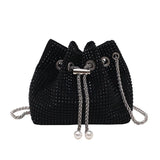 Leisure Full Diamond Large Capacity Women's Bucket Bag