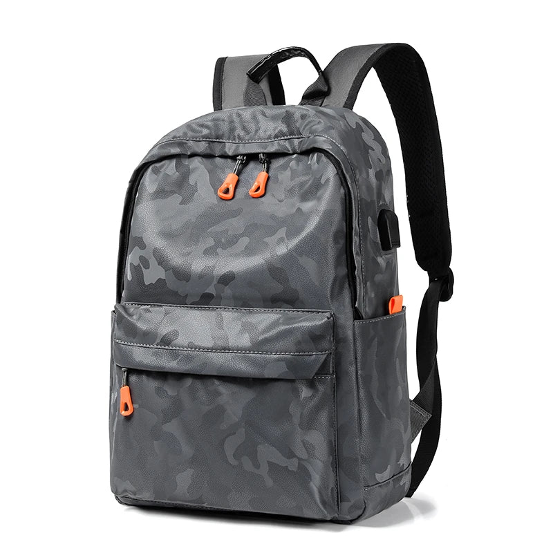 Leisure Laptop Backpack Camouflage Waterproof Travel Bag