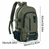 Canvas Travel Backpack Large Capacity Rucksack Teen Sport School Bag Mochila