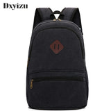 Casual Men School Backpack Travel Canvas College Laptop Bag