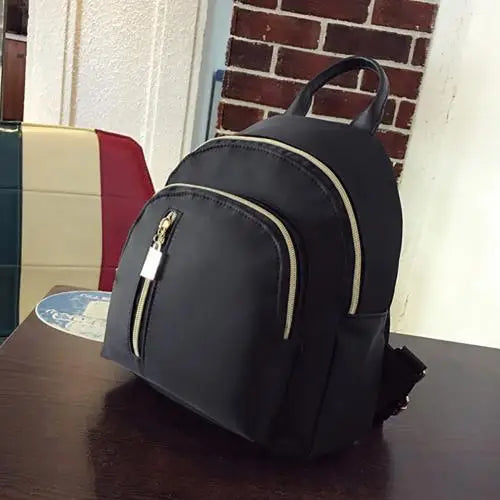 Leisure Nylon Women Large Capacity Rucksack Travel Ladies Backpacks School Bag