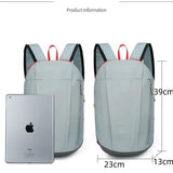 Outdoor Nylon Mountaineering Bag Lightweight Sports Backpack