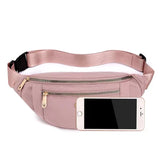 Leisure Waist Bum Bag Women Men Oxford Waist Bag Belt Pouch Zip Fanny Pack