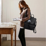 Leisure Women Backpack Oxford Large Capacity Schoolbag Guard Against Theft