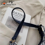 Women Plaid Messenger Bag Single Strap Canvas Shoulder Hobo Shopping Bag