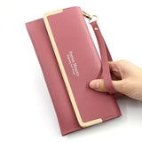 Leisure Long Wallet Women's Solid Handbag Purse