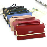 Leisure Long Wallet Women's Solid Handbag Purse