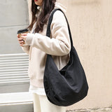 Leisure Retro Single-Shoulder Women's Bag Ins Large Capacity Dumpling Bag