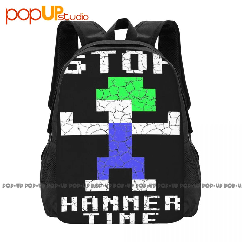 Lemmings Hammer Time Video Game Gamer Gaming Geek Nerd Lemming Backpack