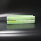 Lemon Green Resin Chain Acrylic Box Clutch Evening Handbag