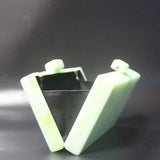 Lemon Green Resin Chain Acrylic Box Clutch Evening Handbag