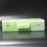 Lemon Green Resin Chain Acrylic Box Clutch Evening Handbag