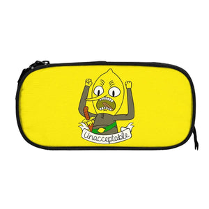 Lemongrab Pen Box Student School Anime Zipper Pen Bag Child Stationery Bag