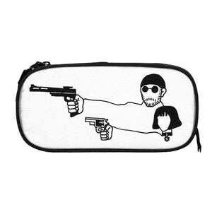 Leon The Professional Pen Box Student School Anime Zipper Pen Bag