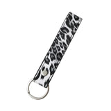 Leopard Key Wallet For Women Men PU Leather Female Ring Keys Wallets