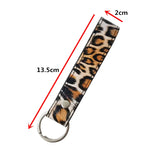 Leopard Key Wallet For Women Men PU Leather Female Ring Keys Wallets