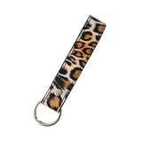 Leopard Key Wallet For Women Men PU Leather Female Ring Keys Wallets