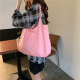 Leopard Pattern Women Canvas Shoulder Bag Large Capacity Tote Handbag