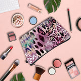 Leopard Print High Foldable Makeup Bag Multifunction Customizable Personalized