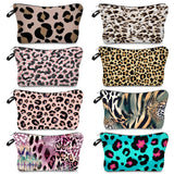 Leopard Print High Foldable Makeup Bag Multifunction Customizable Personalized