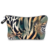 Leopard Print High Foldable Makeup Bag Multifunction Customizable Personalized