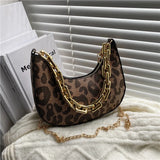 Leopard Print Shoulder Bag Women's Tote Bag Style Plaid PU Leather Tote Bag