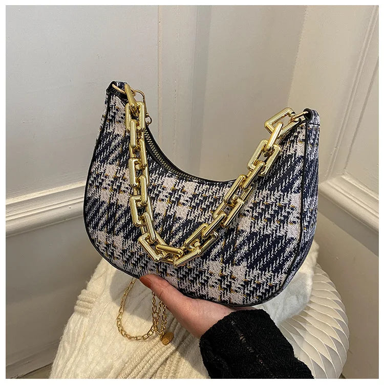 Leopard Print Shoulder Bag Women's Tote Bag Style Plaid PU Leather Tote Bag