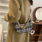 Leopard Print Shoulder Bag Women's Tote Bag Style Plaid PU Leather Tote Bag