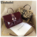 Leopard Print Small Flap Bags Women Bag Over Shoulder Handbags Women Bags Lady L