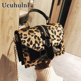 Leopard Print Small Flap Bags Women Bag Over Shoulder Handbags Women Bags Lady L