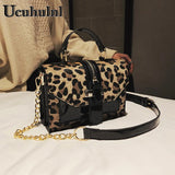 Leopard Print Small Flap Bags Women Bag Over Shoulder Handbags Women Bags Lady L