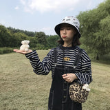 Leopard Crossbody Bag Retro Plush Small Round Bag Ladies Shoulder Bag