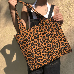 Leopard Shoulder Bags Women Large Capacity Students College Handbags
