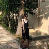 Leopard Shoulder Bags Women Large Capacity Students College Handbags