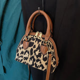 Leopard Totes Crossbody Bag Winter High-quality PU Leather Women's Handbag