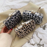 Leopard Unique Bags Trending Handbags for Women Crossbody Clutch Purse