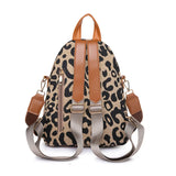 Leopard Women Backpacks Small Female Travel School Bags for Girls