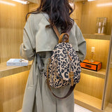 Leopard Women Backpacks Small Women Bags Female Backpacks for Ladies